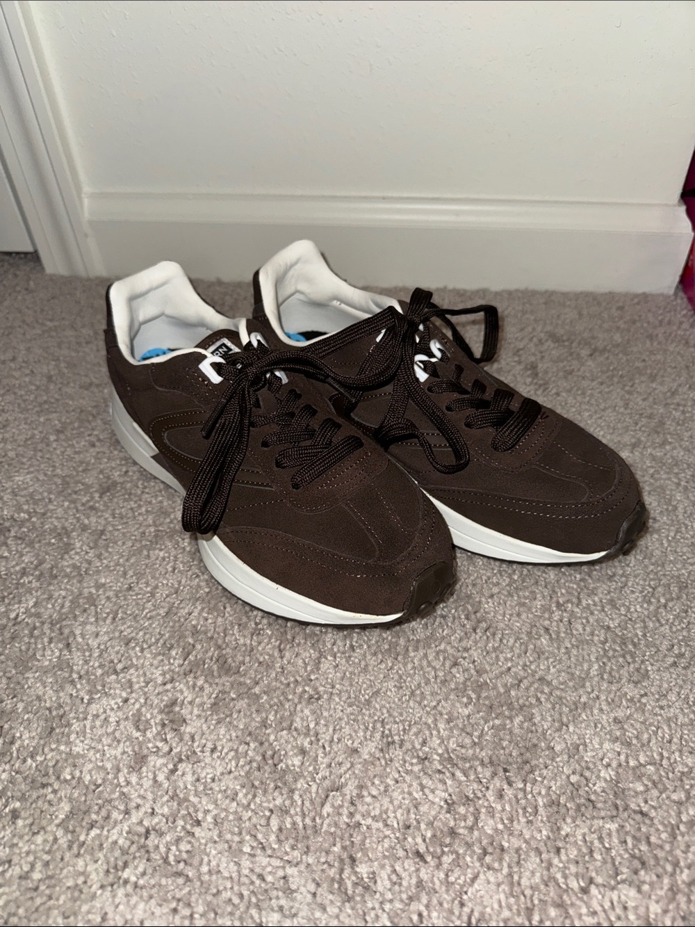 Womens Brown Athletic Sneakers - Casual Comfort